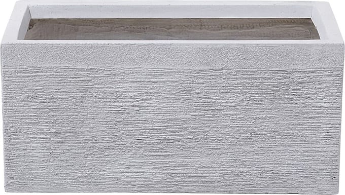 MYRA - Plantenbak - Wit - 50 cm - Klei-vezelmengsel