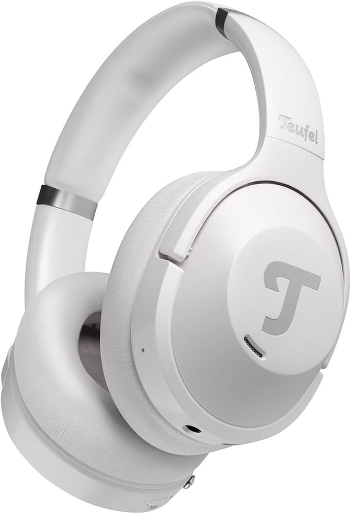 Teufel REAL BLUE NC 3 - Gesloten bluetooth over-ear koptelefoon met Active Noise Cancelling (ANC) - Lange speelduur - parelwit