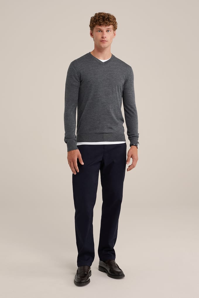 WE Fashion Pullover Blended Dark Grey Taglia: S | Maglioni a maglia Outlet | Uomo | Grigio