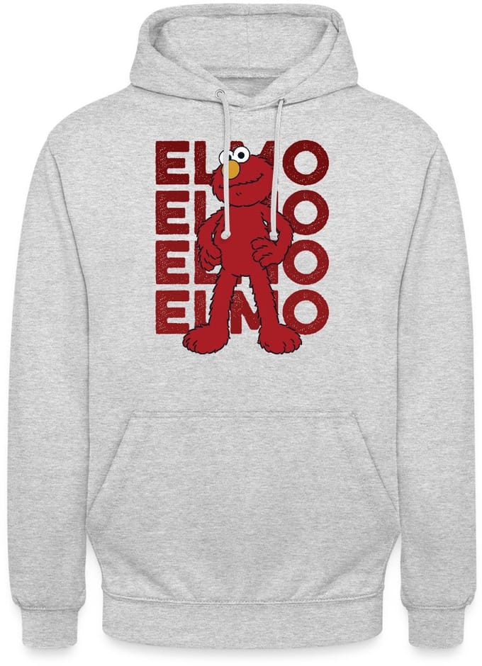 Sesamstraat Elmo Pose Hoodie Unisex
