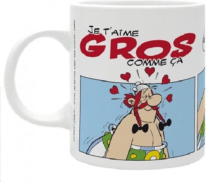 ASTERIX - Mok 320ml - LOVE - "JE T'AIME GROS COMME ÇA