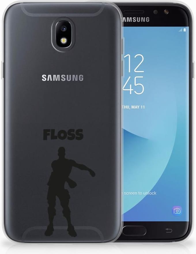 Samsung Galaxy J7 2017 | J7 Pro Telefoonhoesje met Naam Floss