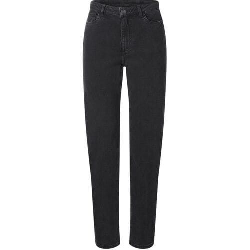 ESMARA Dames jeans - Straight fit (Zwart, 36)