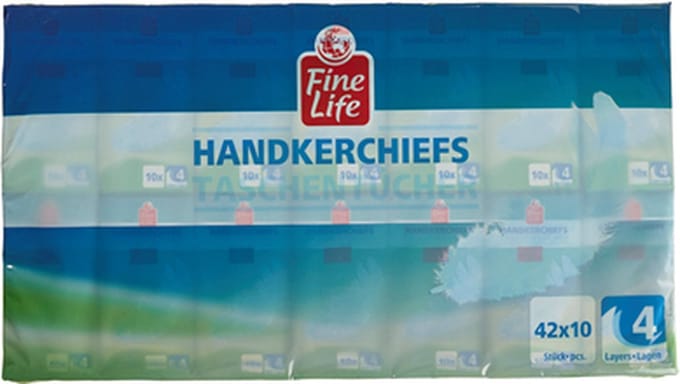 Fine Life -  Zakdoekjes - 42 x 10 stuks