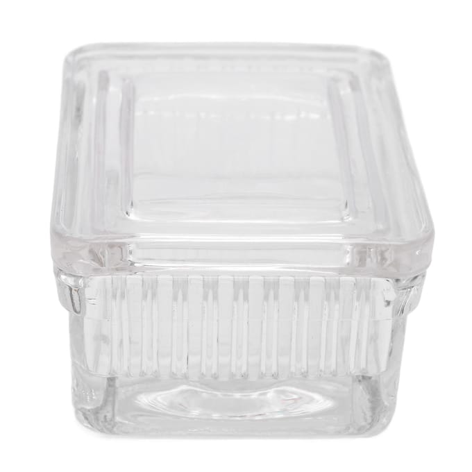 Glazen Kleurpot met Deksel Dierlijke en Plantaardige Specimens Objectglaasjes Kleurbak Heldere Container voor white