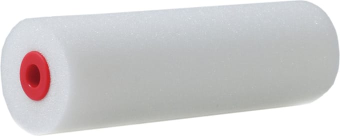 Sorex Schuim verfroller/lakrollers - wit - 2,5 x 10 cm - Verfspullen - schilderen van hout/gips