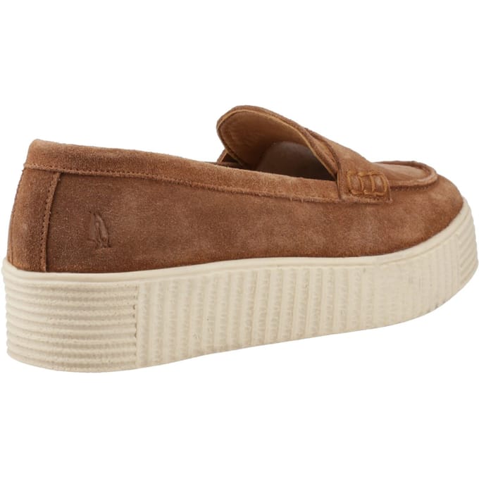 Hush Puppies Tamara Suède Dames Tan Loafers