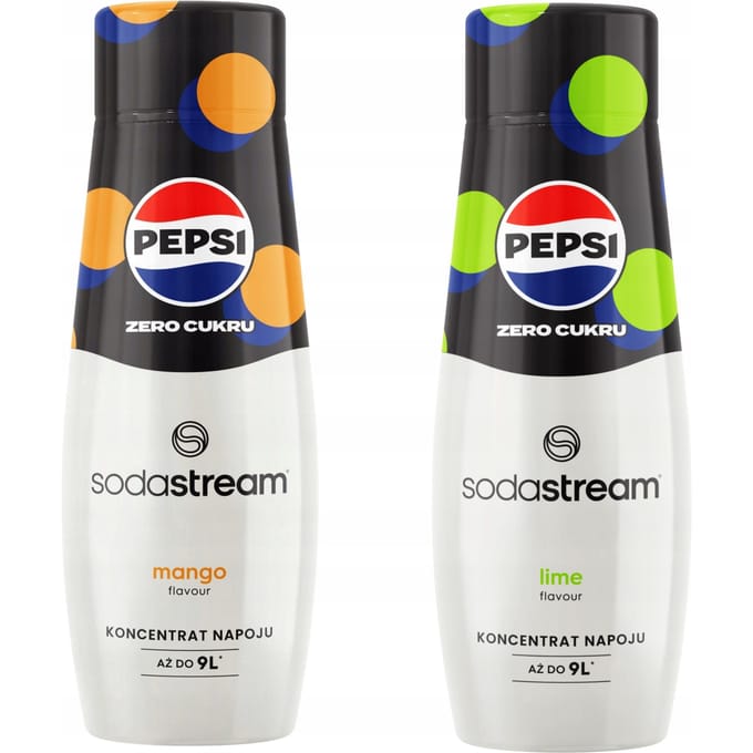 Sodastream - Pepsi MAX - Zestaw Syropów - Mango + Lime