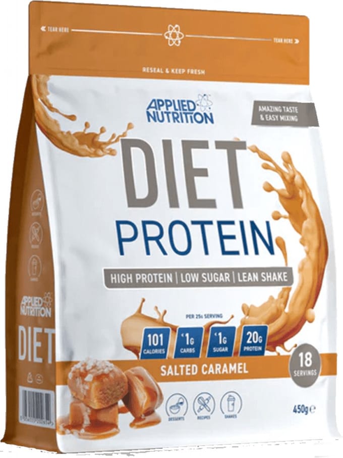 Applied Nutrition Diet Protein (450g) Salted Caramel - Eiwitten - Wei-eiwit Mix