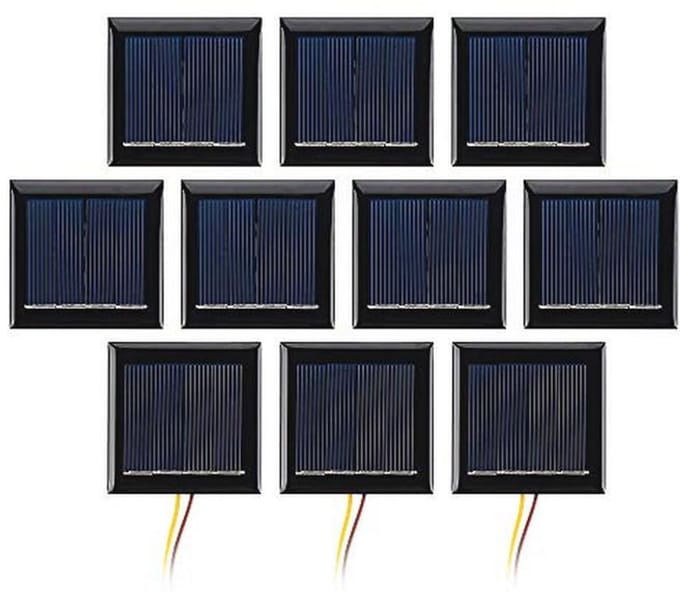 10 Stuks 2V 130mA Micro Zonnepanelen voor DIY Projecten