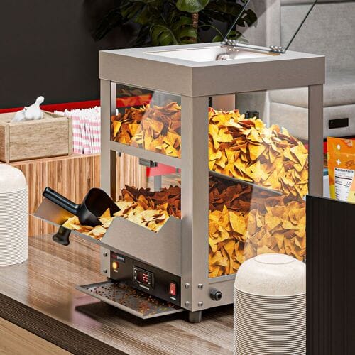 GGM Gastro Nachowärmer / Chipswärmer - 300 Watt - Edelstahl