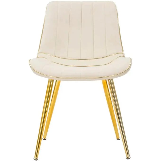 Stoel Paris Crema/gold Set 2 Pz 51×59×79 cm