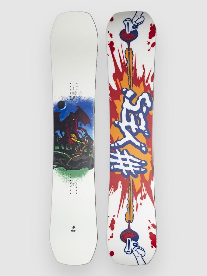 YES Sender 2027 Snowboard patroon
