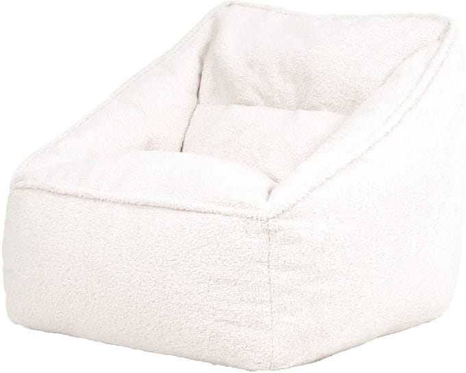 icon - Natalia XL Zitzak Fauteuil - Teddy - Wit