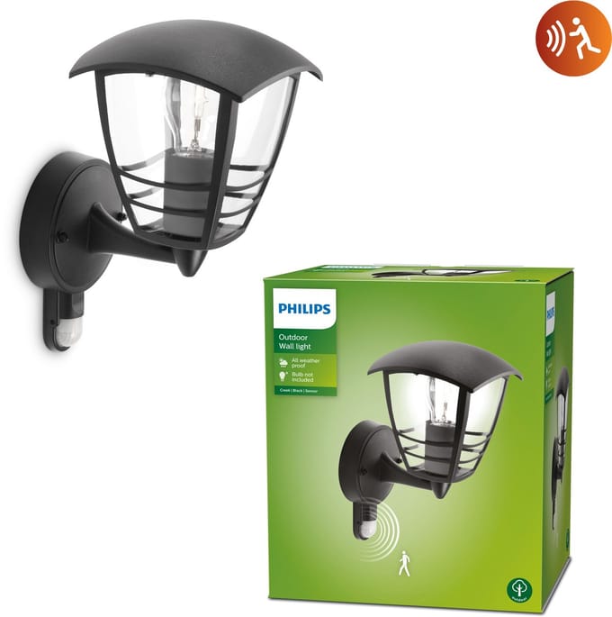Philips Muurverlichting Creek Met Bewegingssensor E27