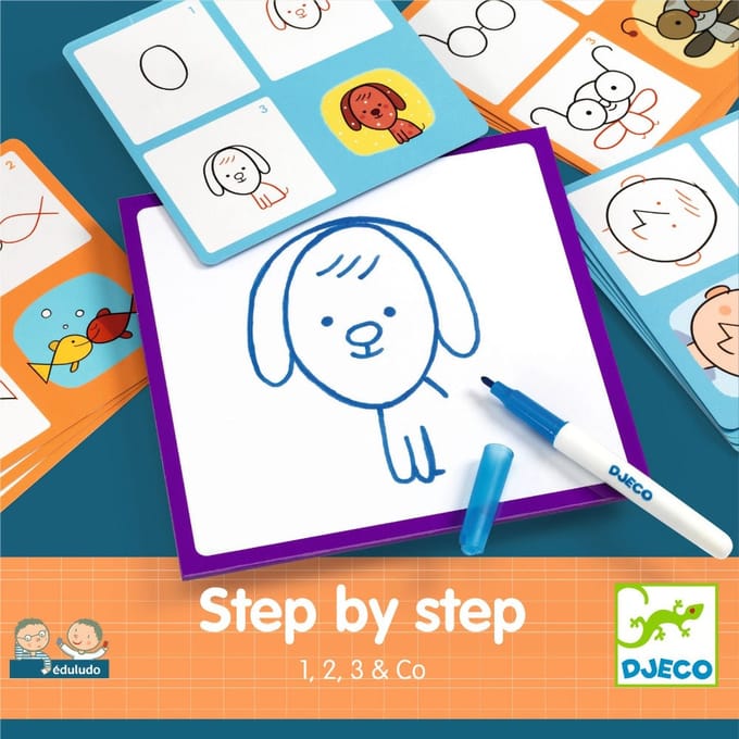 DJECO eduludo tekenkaarten 4 jr+