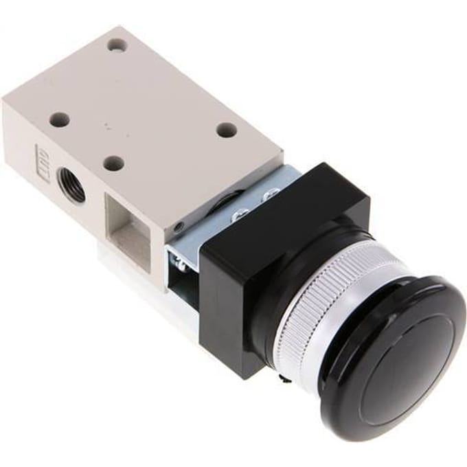 3/2 G1/8'' Handbediend Ventiel Zwart 0-8bar/0-112psi YPC