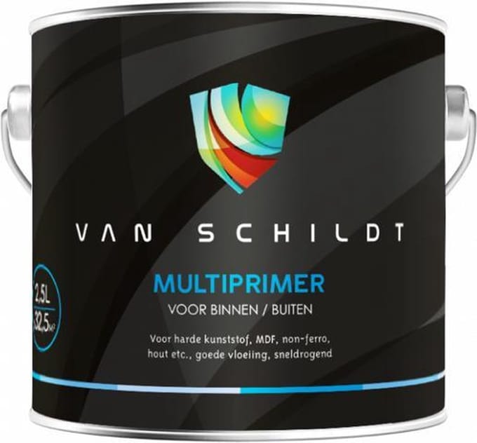 van Schildt multiprimer aqua 2,5 Liter Wit
