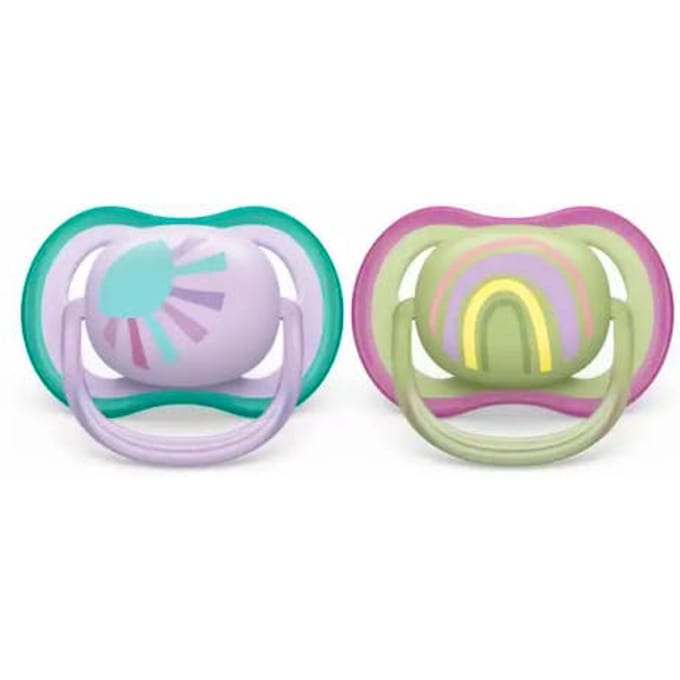 Philips Avent SCF085/30 Ultra Air 0-6 M Purple Sun/Rainbow 2 st