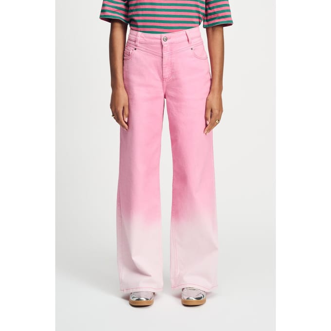 POM Amsterdam Jeans - Gradient Raspberry Pink Maat: 44 | Jeans Outlet | Dames | Roze