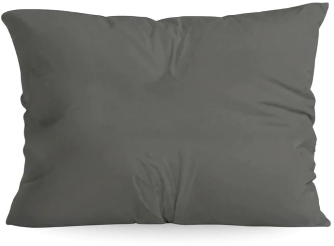 Zelesta Comfort Uni Kussensloop set van 2- Antraciet 80x80cm
