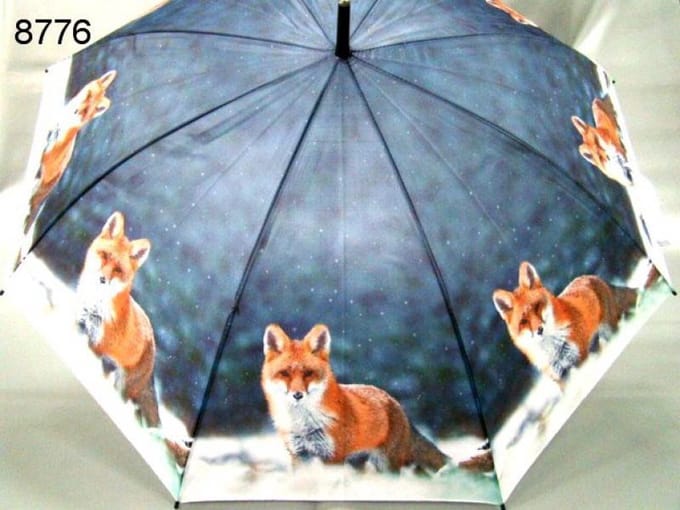 Paraplu Vos in de Sneeuw – Ø106 cm Winter Design