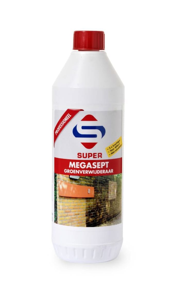 SuperCleaners - Groene aanslag verwijderaar - Sipro Uniquat - 1L - CONS100070