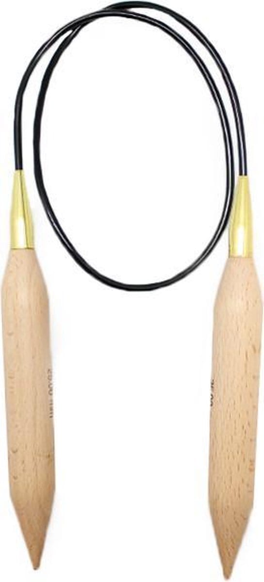 KnitPro Jumbo Berken rondbreinaalden 100cm 25.00mm
