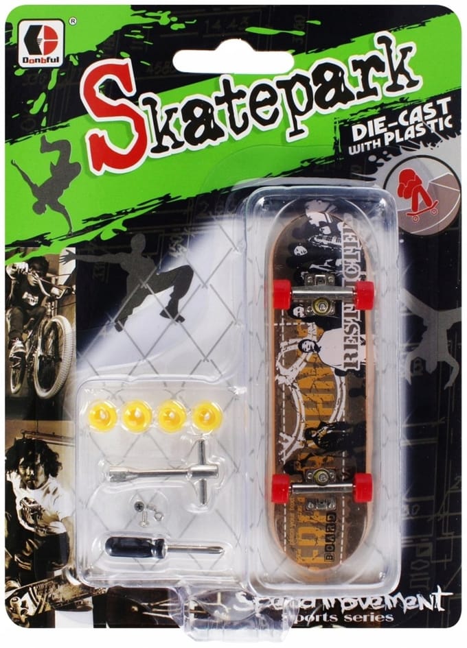 Mega Creative Draaiende miniskateboard 523928