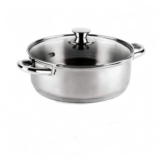 Inductie Kookpan 18 cm - Roestvrij Staal met Geëcapsuleerde Bodem