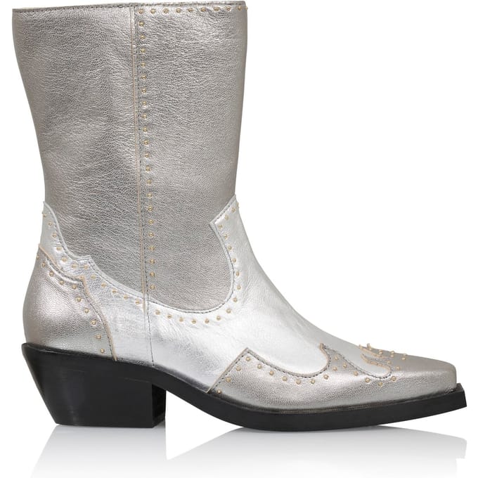 DWRS label Aspen Studs Steel / Silver Taglia: 36 | Stivali Outlet | Donna | Grigio