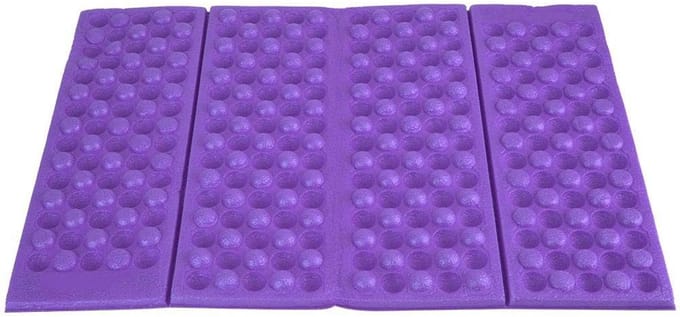 Dailygoods- Schuimstofmat Opvouwbaar - Zitkussen Draagbaar - Waterdicht - Outdoor - Camping - Goede Flexibiliteit - Zitmat