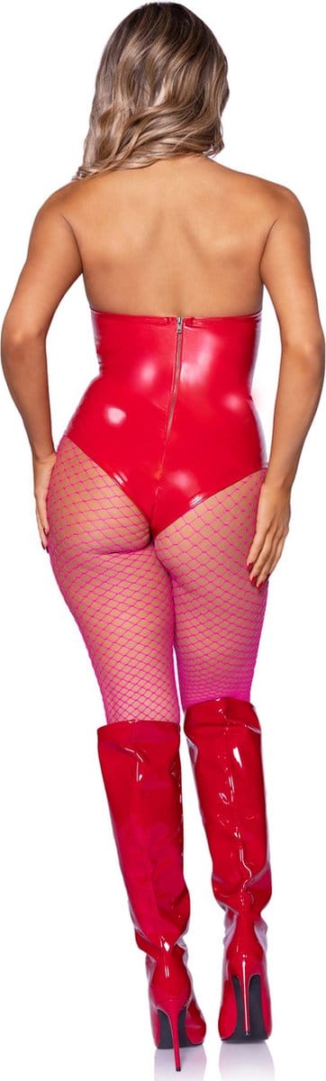 Damesbody Leg Avenue Boned Bodysuit