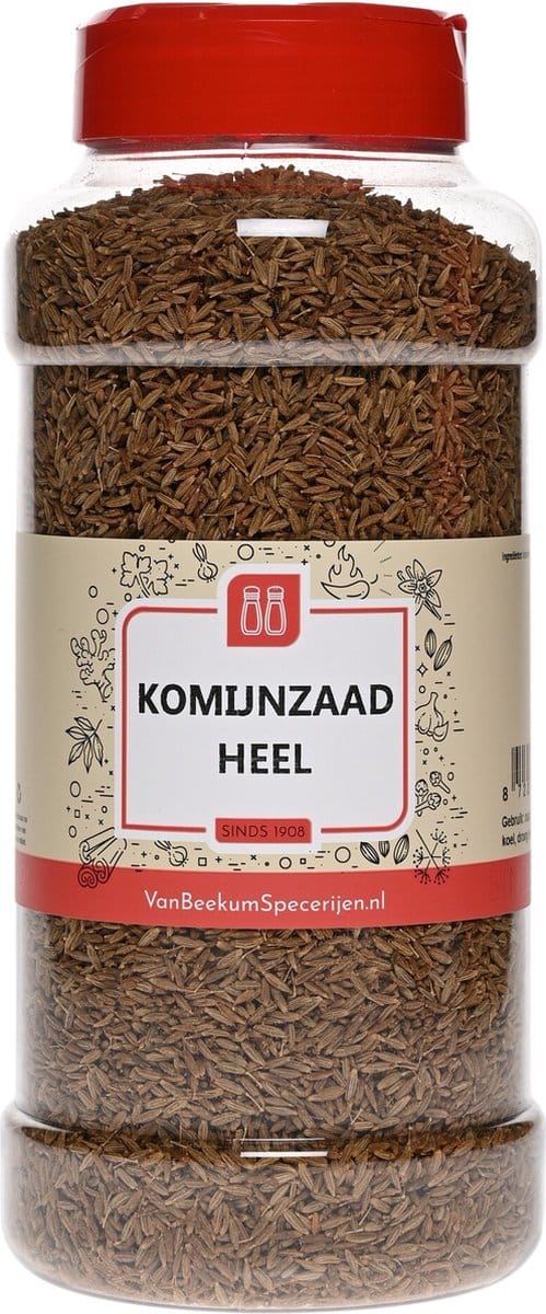 Van Beekum Specerijen - Komijnzaad Heel - Strooibus 400 Gram