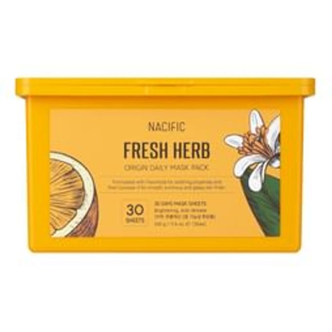 NACIFIC Fresh Herb Origin Masque Pack Revitalisant Quotidien (30 feuilles) 30EA white