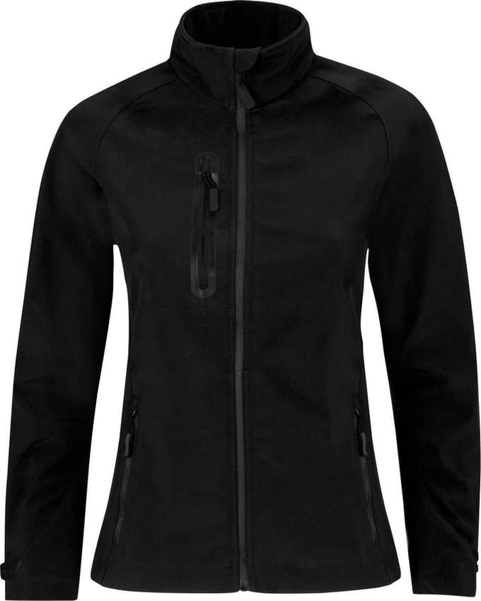 B&C Dames X-Lite Softshell Jacket (Zwart)