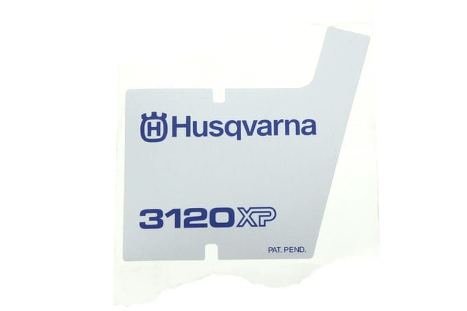 Husqvarna 3120xp starterkap sticker