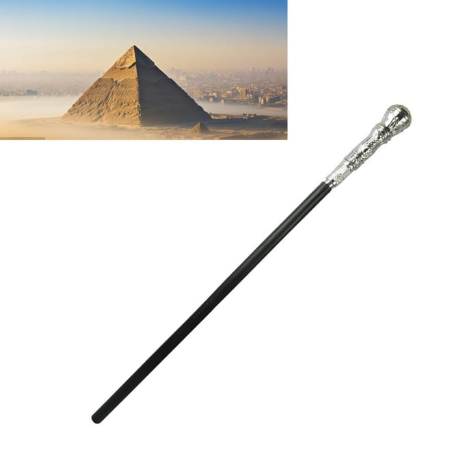 Accessoire Pharaon Mystique Bâton Sceptre Style Égyptien Ancien Accessoire de Costume Accessoire pour black