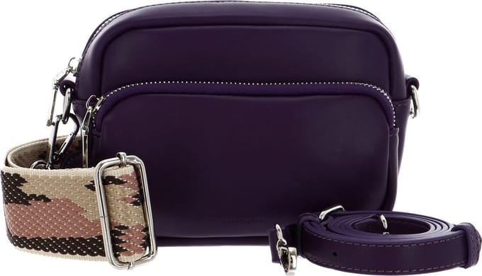 SEIDENFELT MANUFAKTUR Schoudertas Hede Crossbody Bag Violet Paars