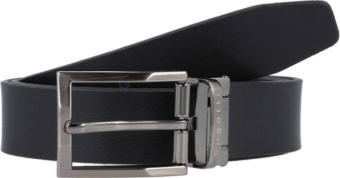 bugatti riem Men's Reversible Belt 3.5 W105 Multi Dark Blue donkerblauw
