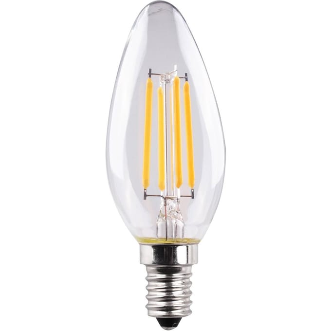 Müller-Licht LED kaars E14 4,2 W gloeidraad 2.700 K helder, set van 2