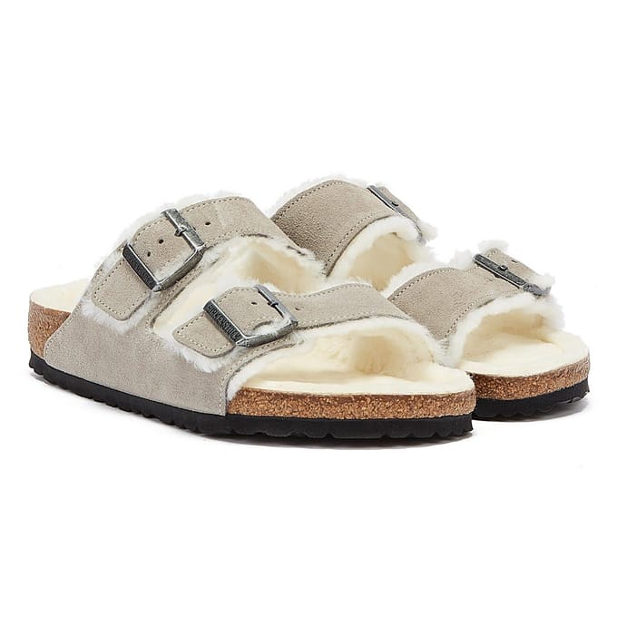 Birkenstock - Arizona VL Shearling Stone Coin - Regular - Maat 45