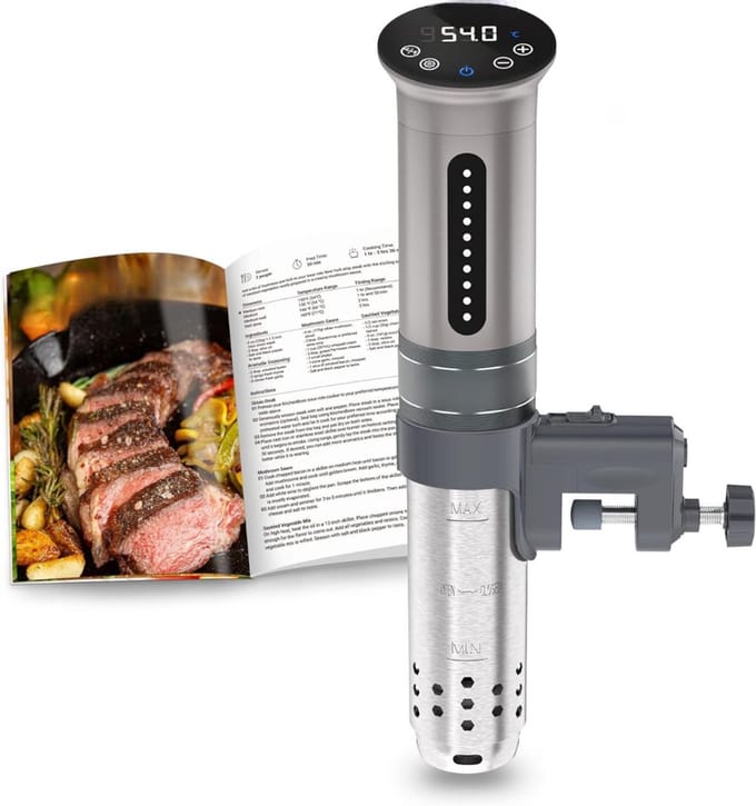 Florixa® Sous vide stick - Sous Vide - Zilver - 7cm x 9cm x 38cm