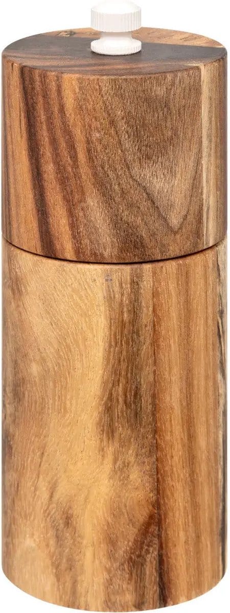 5Five Kruidenmolen - Harmony - acacia hout - 12.5 cm - peper/zout - Kruidenset