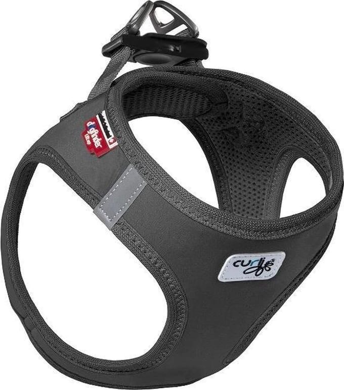 Curli Hondentuigje Harness 30-35 Cm Softshell Mesh/nylon Zwart
