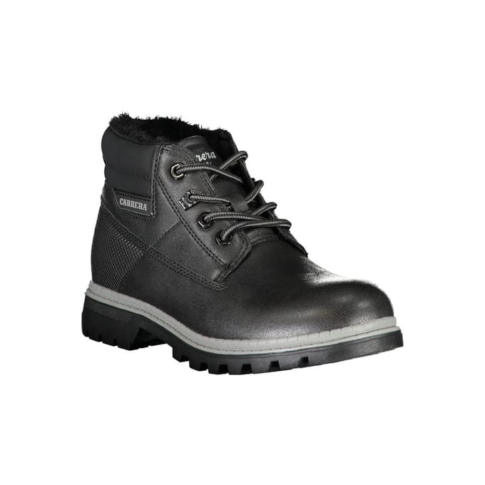 Heren Zwarte Faux Leren Enkellaarzen Ca25370