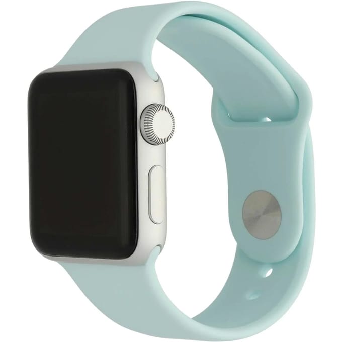 2+1 | Apple Watch Bandje - Siliconen - Spray Groen