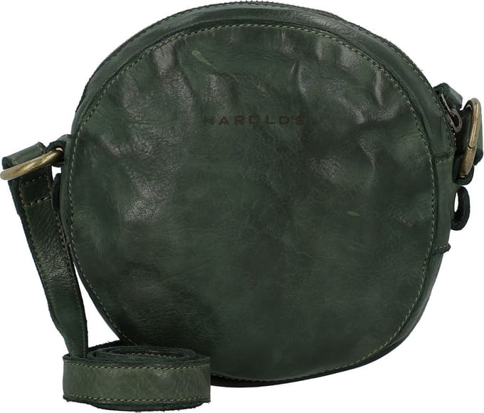 Harold's Submarine Schoudertas Leer 18 cm - Dames - grün