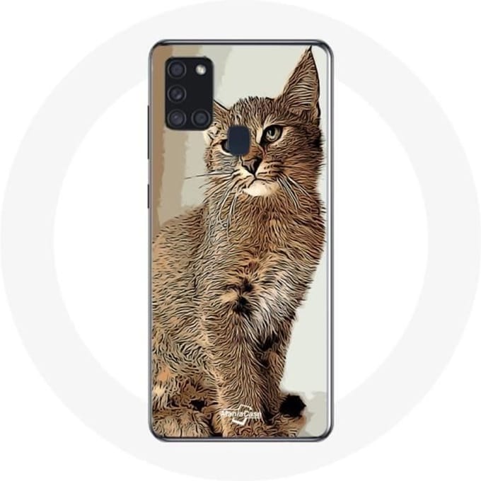 Samsung Galaxy A21S hoesje Siamese kattenras