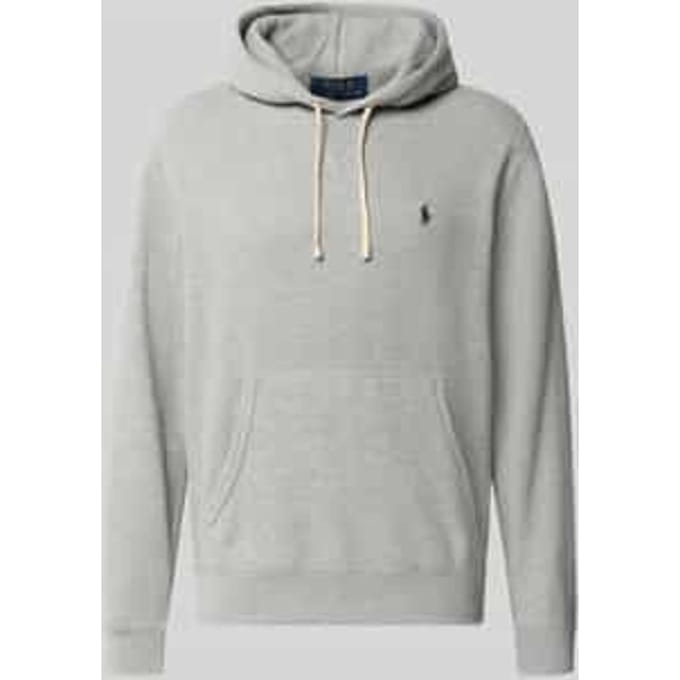 regular fit hoodie van katoenmix